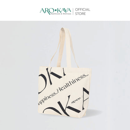 AROKAYA Tote Bag Collection – กระเป๋าผ้าอเนกประสงค์สไตล์มินิมอล จุของได้เยอะ พกพาง่าย