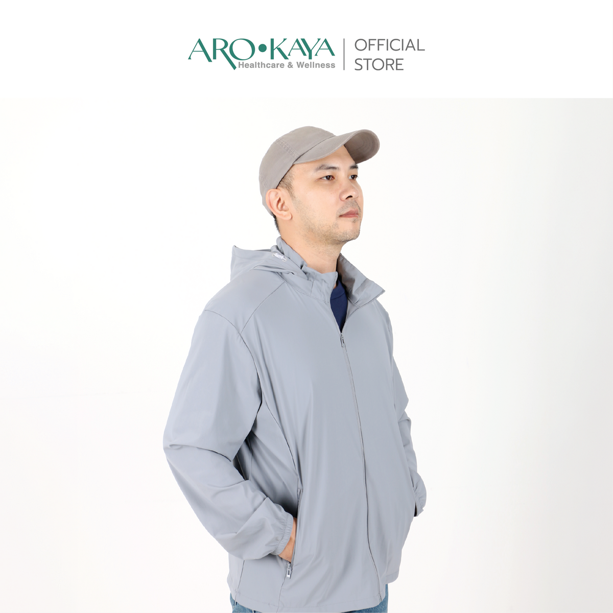 Arokaya เสื้อแจ็กเก็ตกันแดด: UV Protection Jacket (UPF50+)