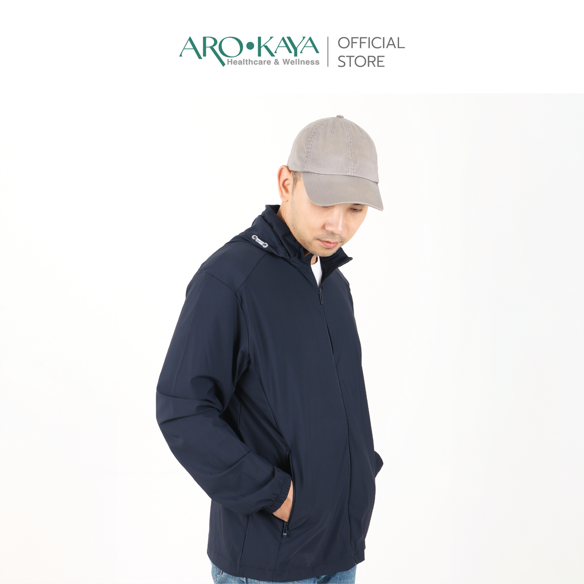 Arokaya เสื้อแจ็กเก็ตกันแดด: UV Protection Jacket (UPF50+)