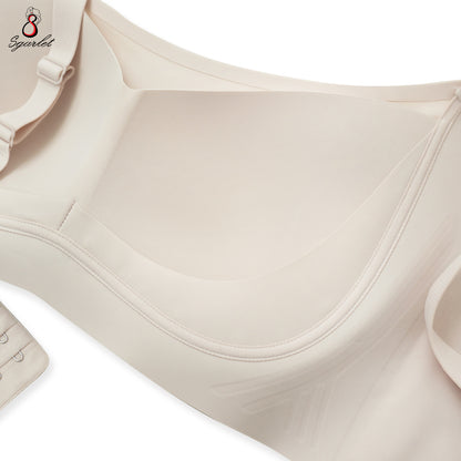 Sgarlet  Jolie bra เสื้อในไซส์ใหญ่ไร้รอยต่อไร้โครง เก็บกระชับ ผ้าพรางเนินอก สีเนื้อ สีฟ้าอมเทา MB1524