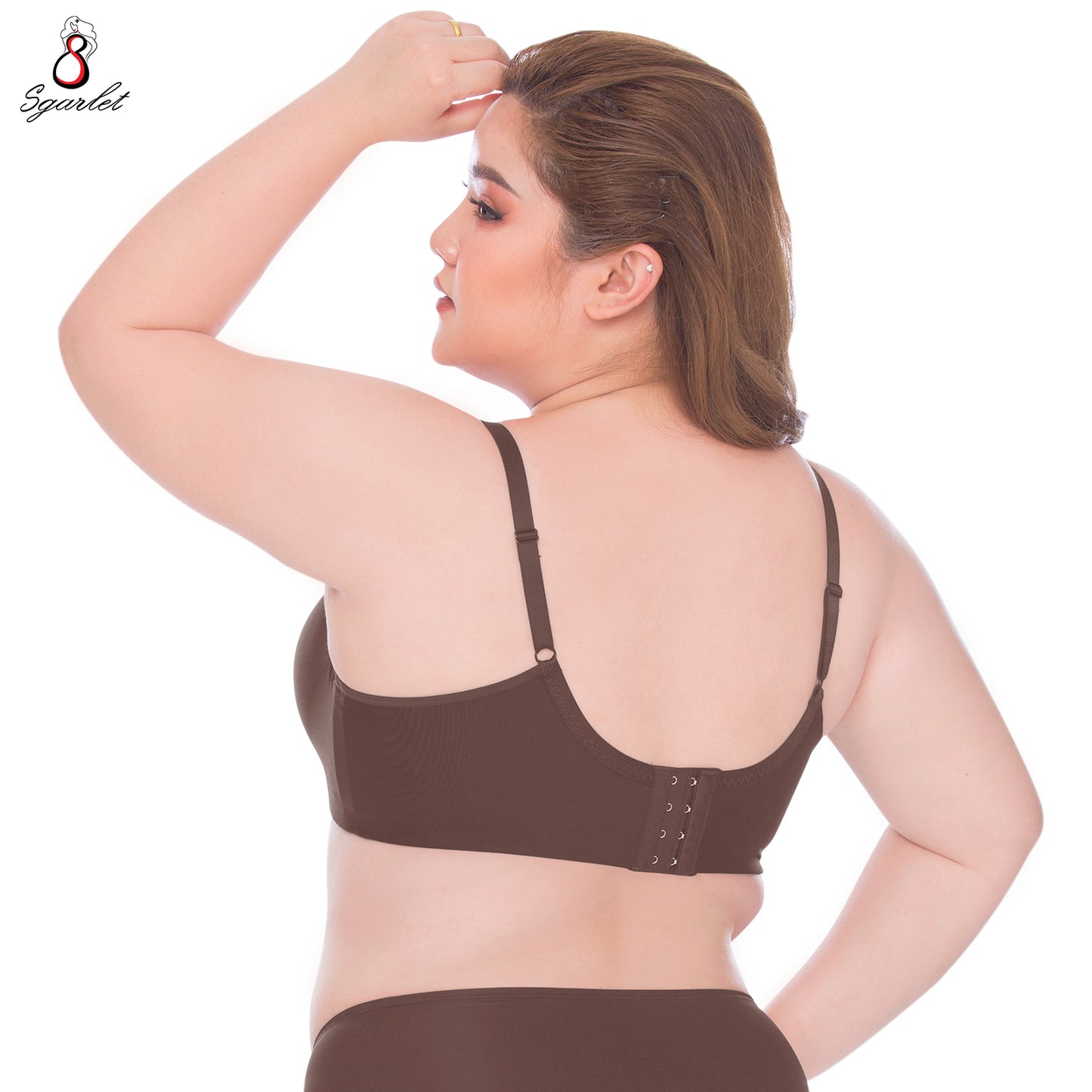 SGARLET PLUSSIZE Full coverage bra เสื้อชั้นในเพิ่มความกระชับ รุ่น MB1719