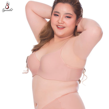 SGARLET PLUSSIZE Full coverage bra เสื้อชั้นในเพิ่มความกระชับ รุ่น MB1719