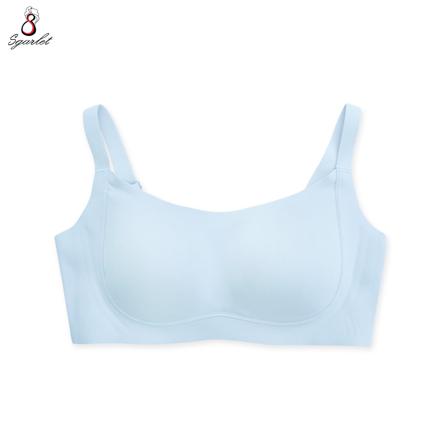 Sgarlet  Jolie bra เสื้อในไซส์ใหญ่ไร้รอยต่อไร้โครง เก็บกระชับ ผ้าพรางเนินอก สีเนื้อ สีฟ้าอมเทา MB1524