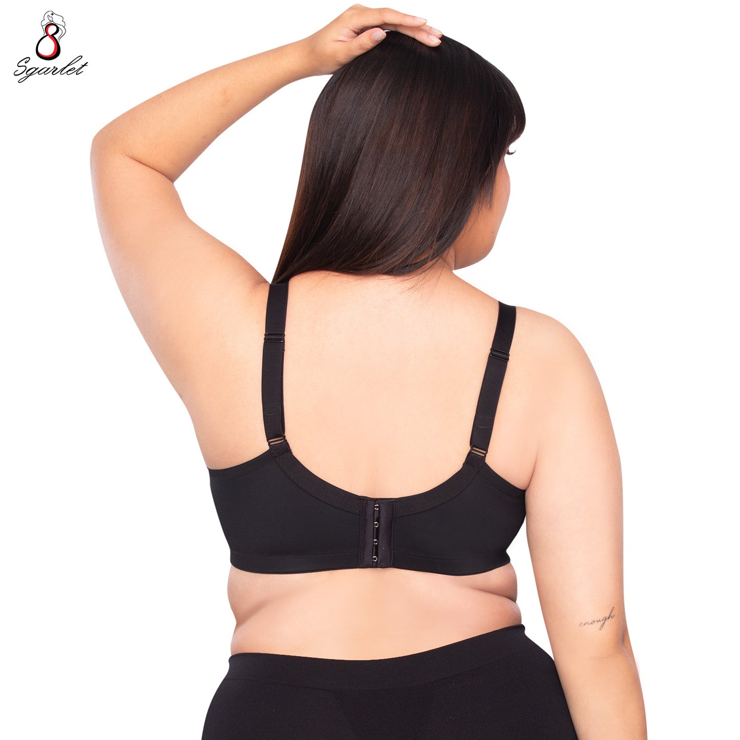 Sgarlet Plussize เสื้อในมีโครง สาวอวบ ลายลูกไม้ เก็บกระชับทรง  MB1760