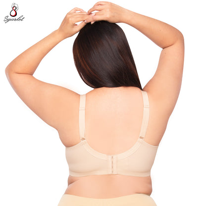 Sgarlet Plussize เสื้อในมีโครง สาวอวบ ลายลูกไม้ เก็บกระชับทรง  MB1760