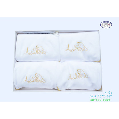 Amusant by Enfant Cotton Bamboo 100% Washcloth ผ้าอ้อมเด็ก ผ้าสาลู รุ่น EH7A17