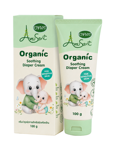 Amusant By Enfant ครีมทาผื่นผ้าอ้อม ครีมทาผื่นเด็ก ปกป้องผิวลูกน้อย ลดการระคายเคือง บำรุงผิวแห้ง สูตรอ่อนโยน EC100L