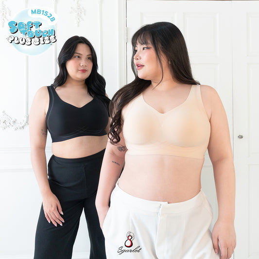 Sgarlet Plussize เสื้อในไร้โครง ไร้ตะเข็บ แบบ Bonding ใส่สบาย เรียบเนียนทั้งตัว MB1528