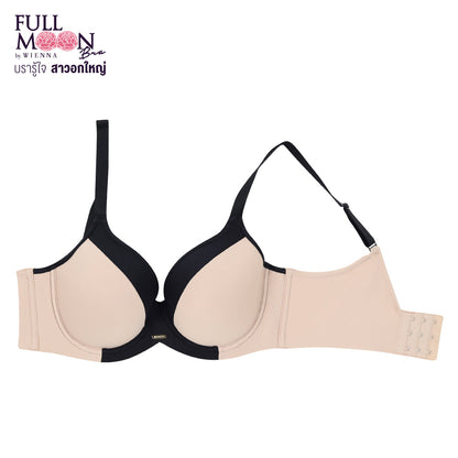 FULL MOON BRA (FULL MODERN)  เสื้อในมีโครง สาวคัพใหญ่ ตัวเรียบ โมลบาง รุ่น NB41426