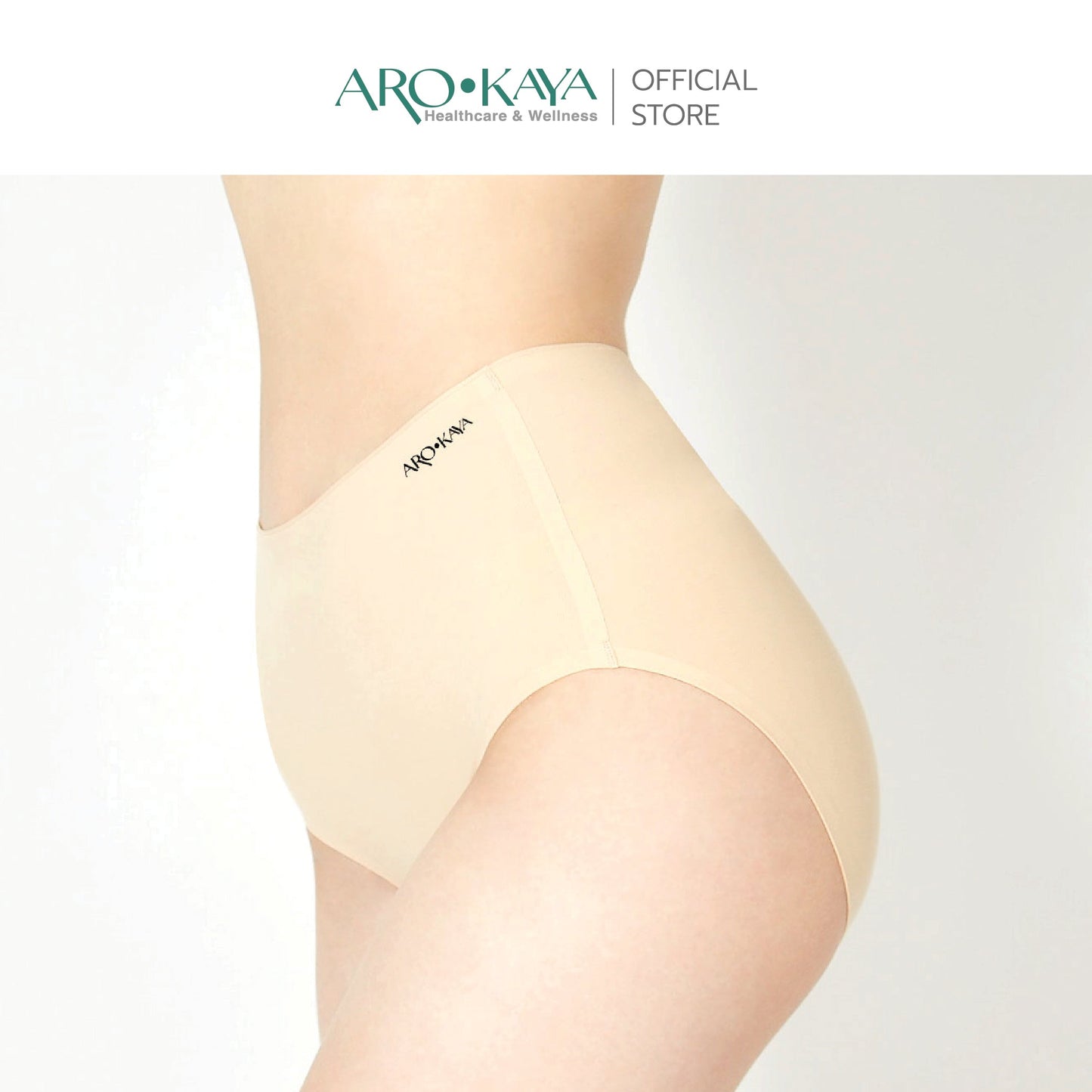 AROKAYA ABSORBENT PANTY กางเกงในซับความชื้น สีดำ สีเนื้อ รุ่น AU3001