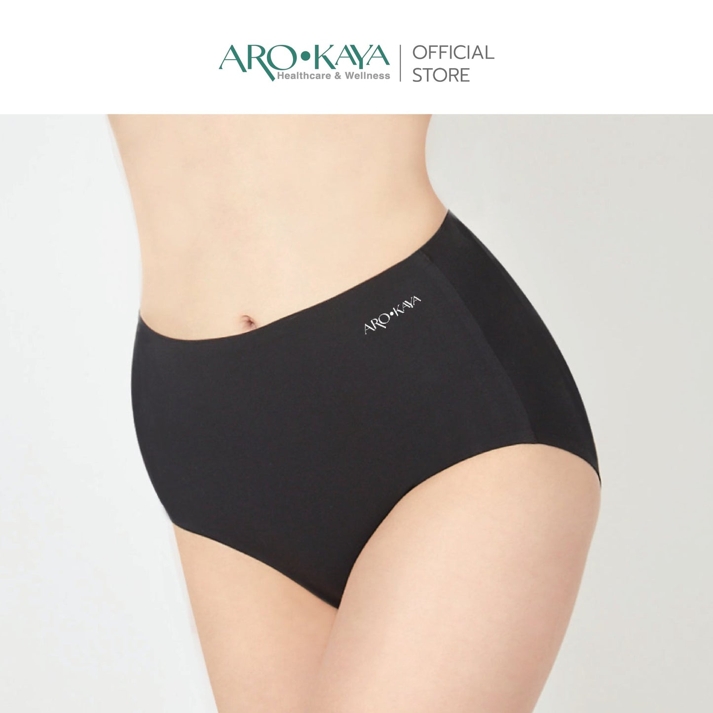 AROKAYA ABSORBENT PANTY กางเกงในซับความชื้น สีดำ สีเนื้อ รุ่น AU3001