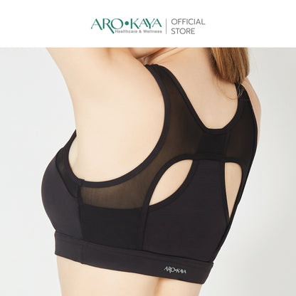 AROKAYA ACTIVE BRA – NOVA เสื้อในออกกำลังกายสายแฟชั่น ด้านหลัง X-back design รุ่น AB2501