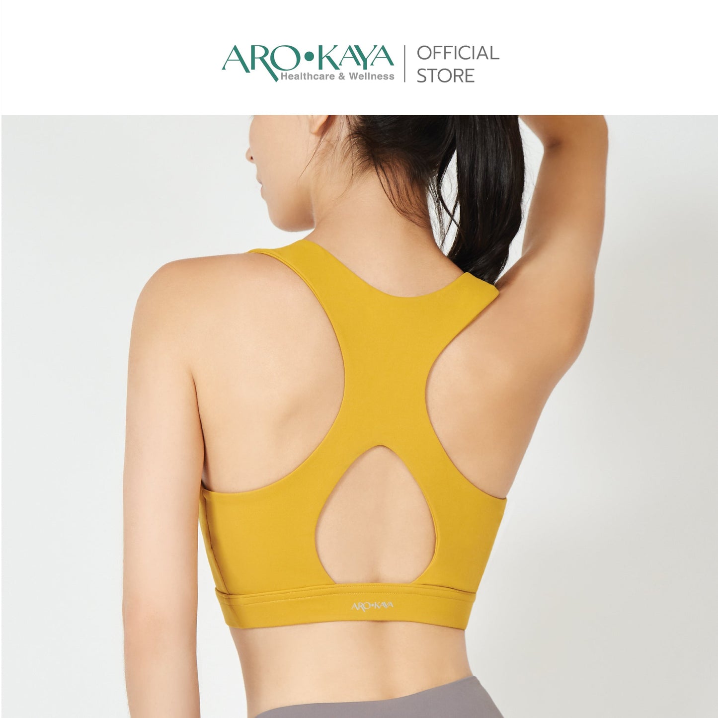 AROKAYA ACTIVE BRA - ZOEY เสื้อในออกกำลังกายทรงครอปมินิมอล รุ่น AB2101