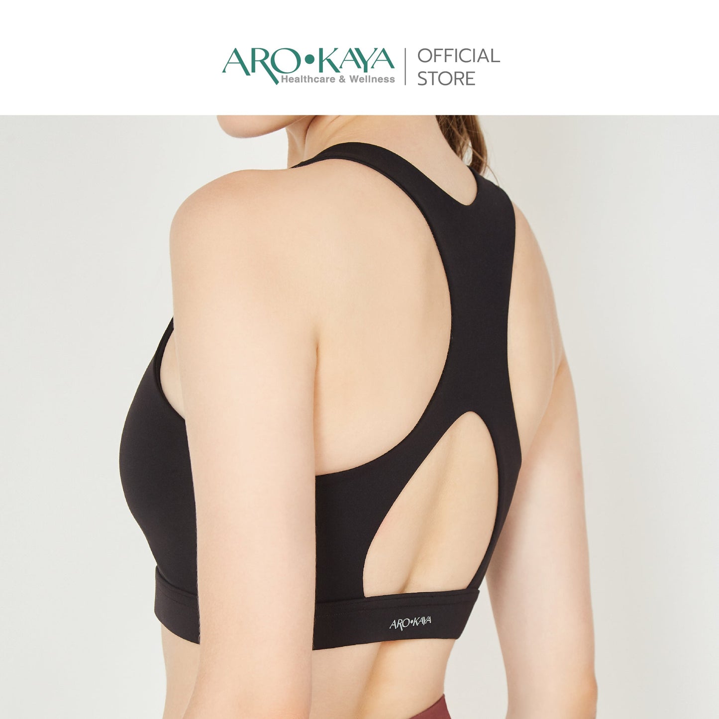 AROKAYA ACTIVE BRA - ZOEY เสื้อในออกกำลังกายทรงครอปมินิมอล รุ่น AB2101