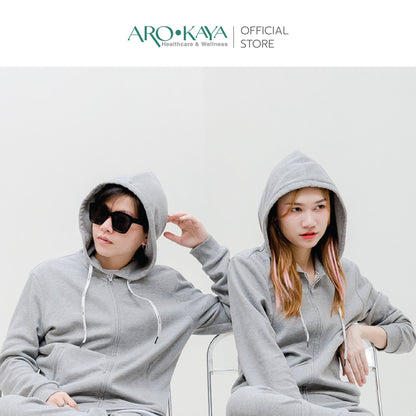 AROKAYA COLLAGEN CLASSIC HOODIE เสื้อฮู้ดป้องกันรังสี UV รุ่น AC3802