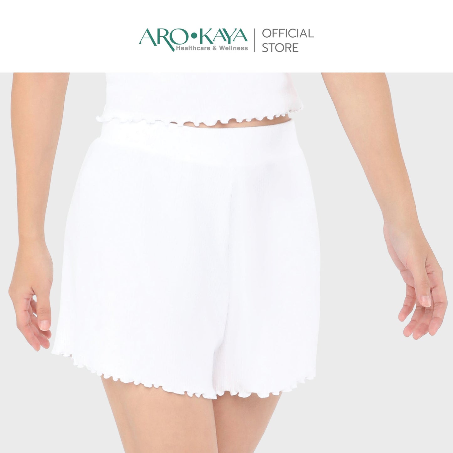 AROKAYA COLLAGEN SHORT PANTS กางเกงขาสั้นเส้นใยคลอลาเจนเย็นสบาย รุ่น AC4101