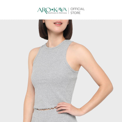 AROKAYA COLLAGEN TANK TOP เสื้อกล้ามลดกลิ่นไม่พึงประสงค์ สีขาว สีเทา สีดำ รุ่น AC3101