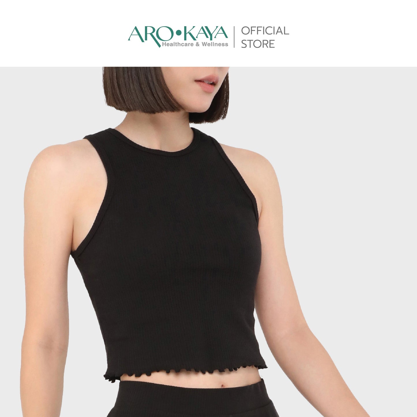 AROKAYA COLLAGEN TANK TOP เสื้อกล้ามลดกลิ่นไม่พึงประสงค์ สีขาว สีเทา สีดำ รุ่น AC3101