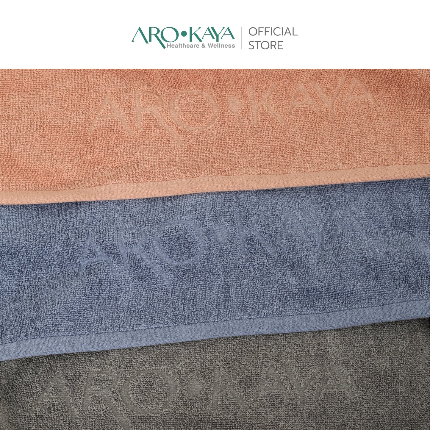 AROKAYA Ultradry Towel ผ้าขนหนูคอตตอน100% ขนาด (S) (L) (XL)