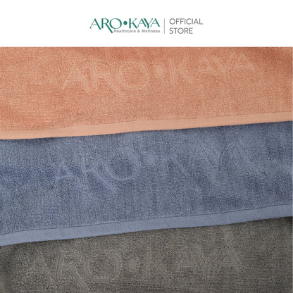 AROKAYA Ultradry Towel ผ้าขนหนูคอตตอน100% ขนาด (S) (L) (XL)