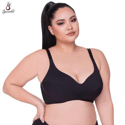 SGARLET PLUSSIZE Wireless bra เสื้อชั้นในไร้โครง รุ่น MB1510