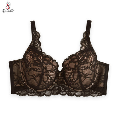 SGARLET PLUSSIZE Lace bra เสื้อชั้นในตกแต่งลูกไม้ รุ่น MB1721