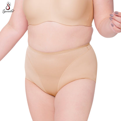 SGARLET PLUSSIZE Hip panties กางเกงใน สาวอวบ กระชับหน้าท้อง สีเบจ สีดำ รุ่น MB3000