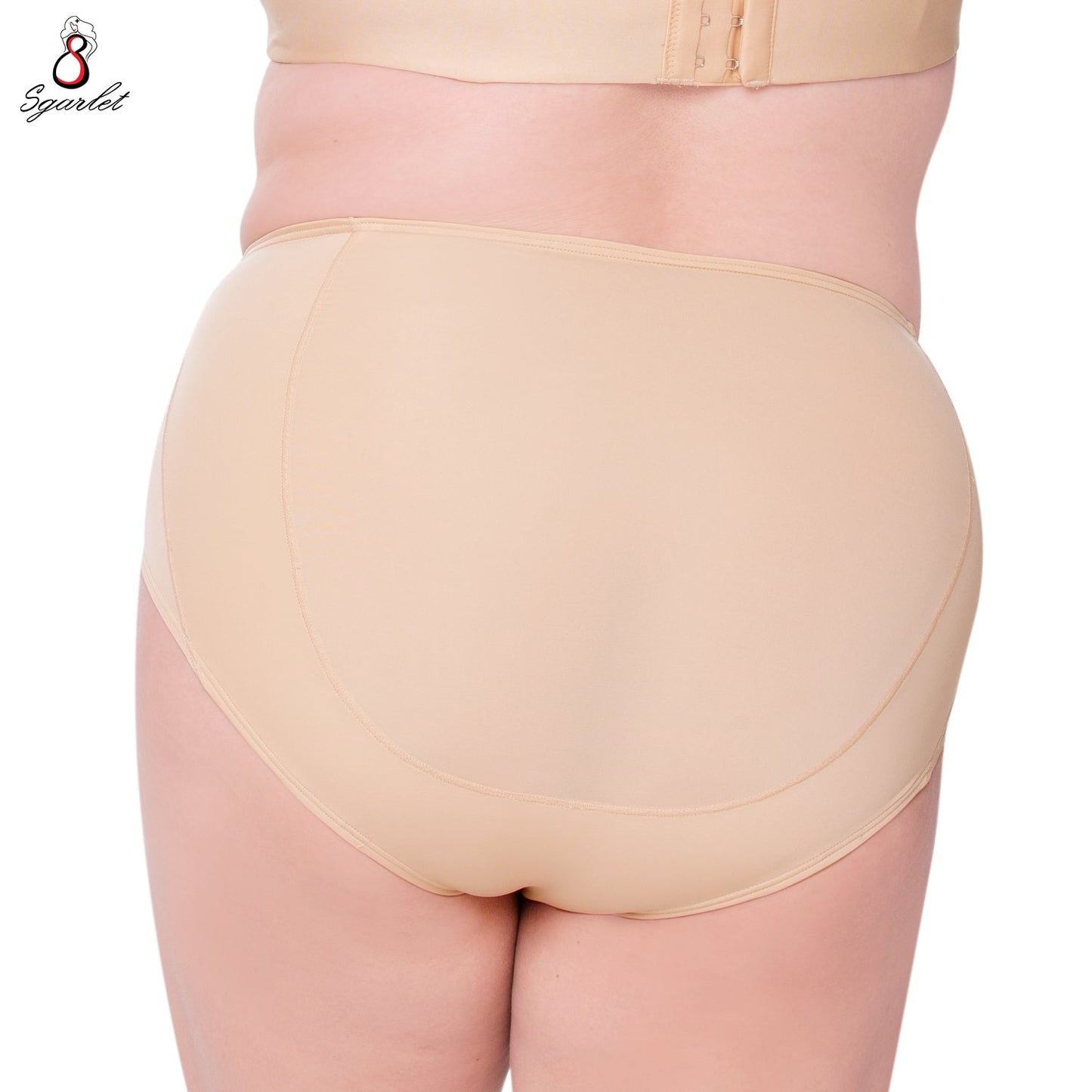 SGARLET PLUSSIZE Panties กางเกงใน ไม่เข้าวิน สาวอวบ สีเบจ สีดำ รุ่น MB6001