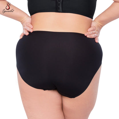 SGARLET PLUSSIZE Extra size panties กางเกงใน สาวอวบ ใหญ่พิเศษ ตัวเรียบ สีดำ สีเนื้อ รุ่น MB6004