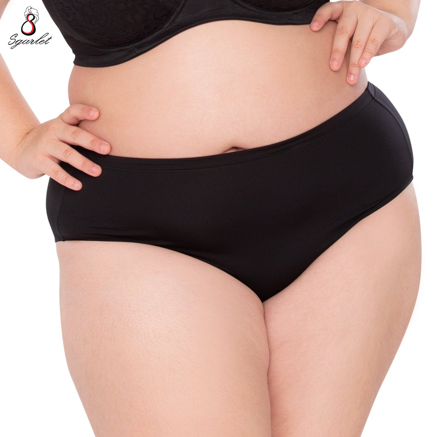 SGARLET PLUSSIZE Bubble panty กางเกงใน สาวอวบ ตัวเรียบ สีดำ สีเนื้อ สีเหลือง สีเขียวอ่อน สีฟ้าอ่อน สีม่วงอ่อน รุ่น MB6007