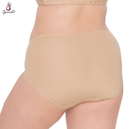 SGARLET PLUSSIZE Extra size panties กางเกงใน สาวอวบ ใหญ่พิเศษ ลายลูกไม้ สีน้ำเงิน สีเนื้อ รุ่น MBU724