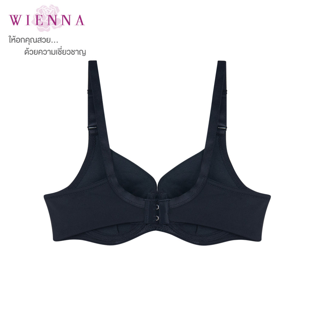 WIENNA (Beauty) เสื้อในมีโครง ตัวเรียบ เสริมหนาล่างบางบน รุ่น DB27626