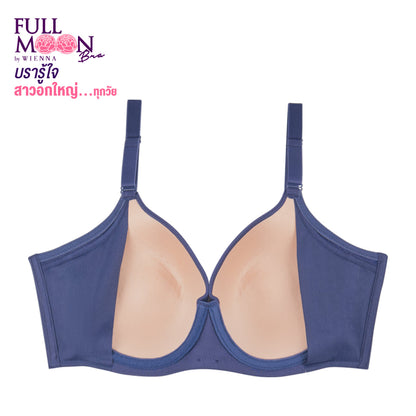 FULL MOON BRA (FULL MODERN) เสื้อในมีโครง สาวคัพใหญ่ ตัวเรียบ โมลบาง รุ่น NB41400