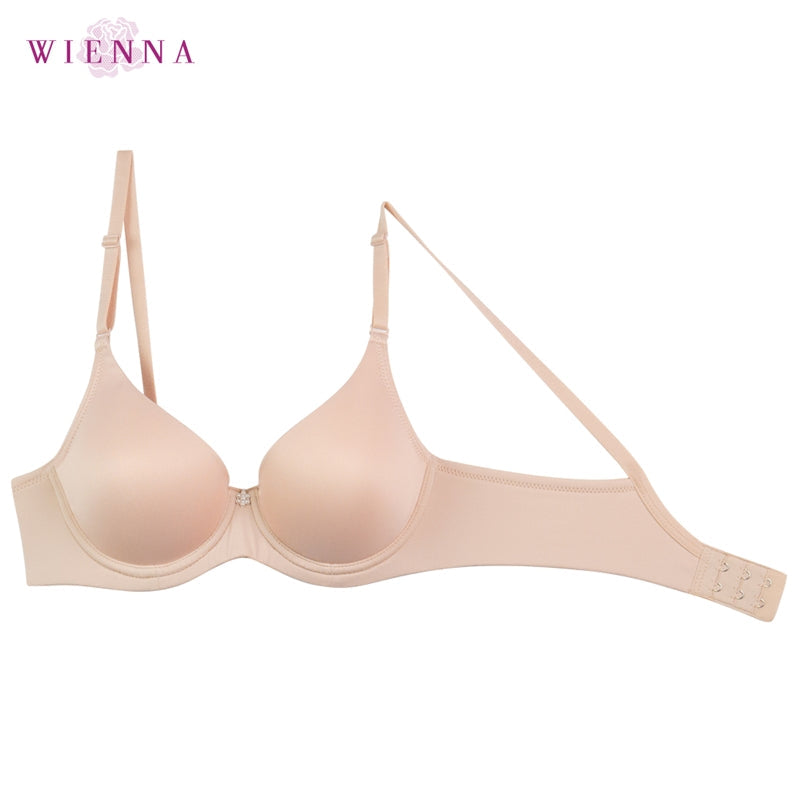 WIENNA (Beauty) เสื้อในมีโครง ตัวเรียบ เสริมหนาล่างบางบน รุ่น DB27626