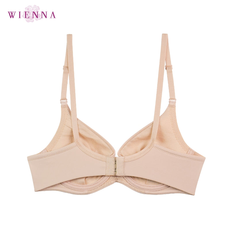 WIENNA (Beauty) เสื้อในมีโครง ตัวเรียบ เสริมหนาล่างบางบน รุ่น DB27626